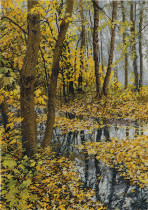 Набор для вышивания " PANNA" PS- 1287 ( ПС- 1287 ) " Пейзаж в осенних тонах" 