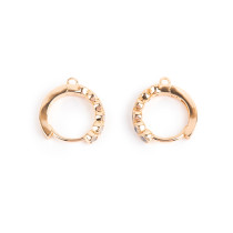 " Zlatka" Швензы FMK- H19 13. 5 мм 2 шт 02 под золото